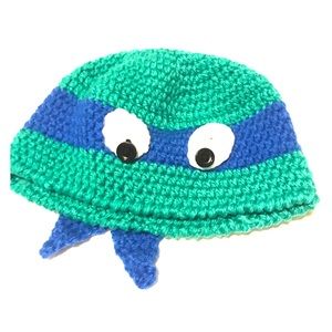 CUTE HANDMADE NINJA TURTLE KIDS BEANIE